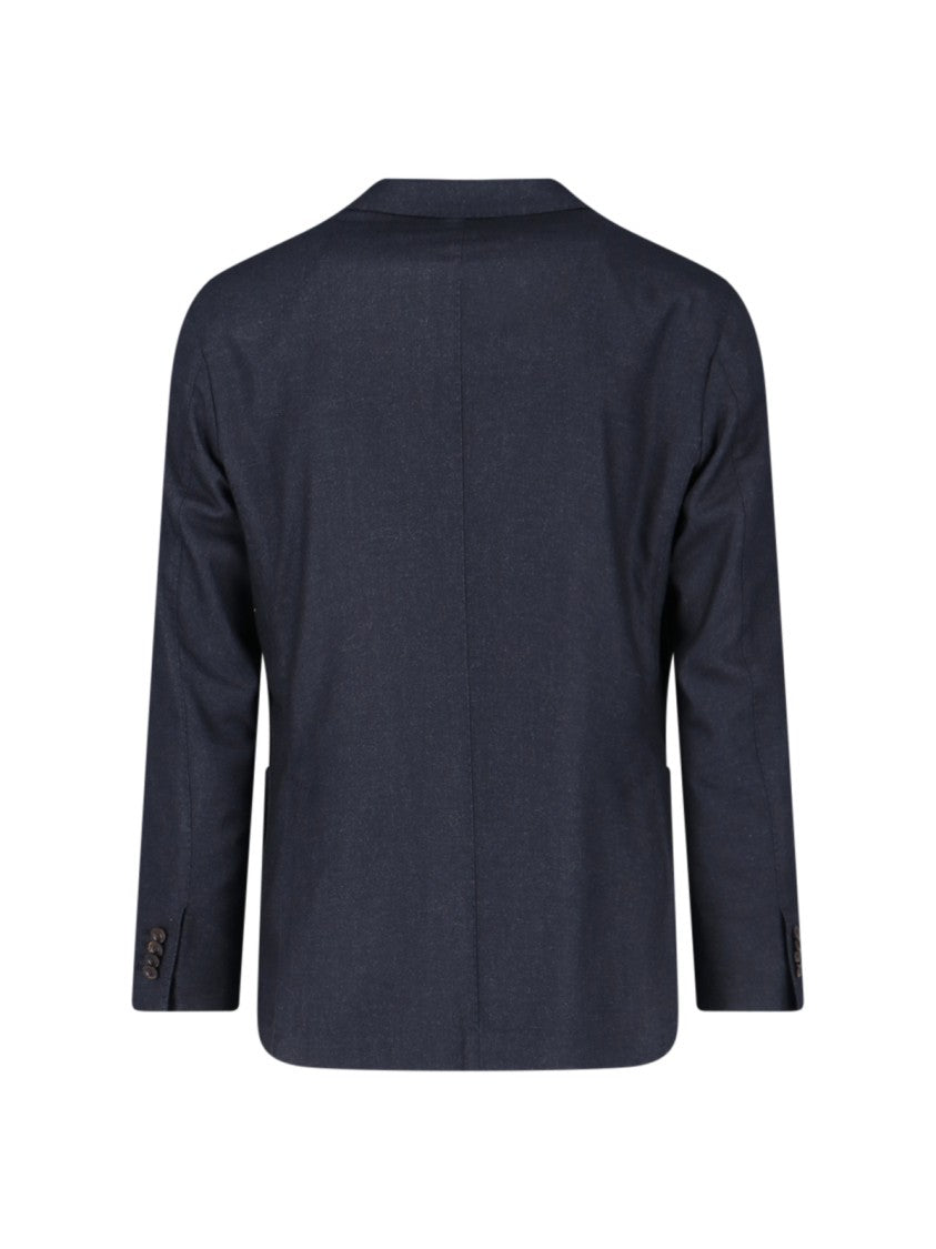 Boglioli Single-Breasted Blazer – Navy