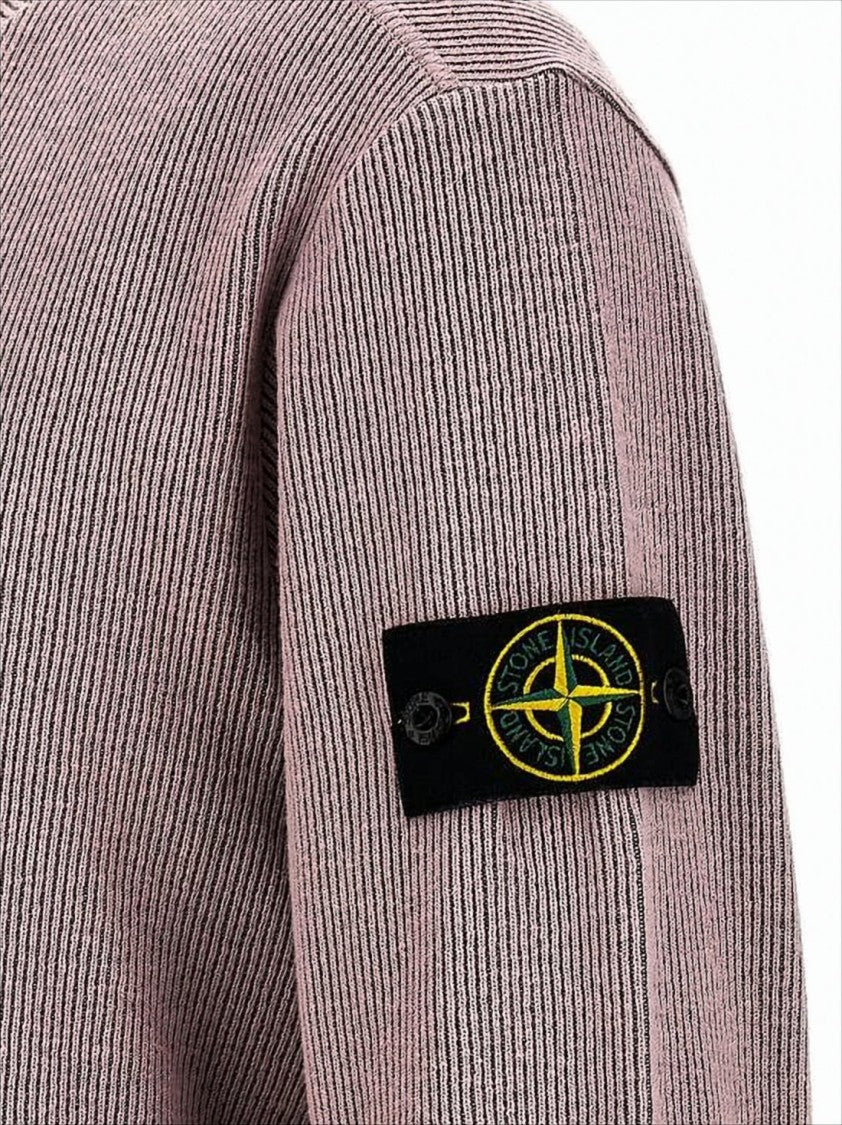 Stone Island Ribbed Knit Sweater