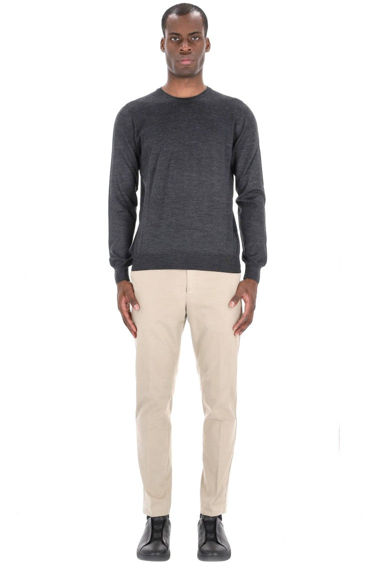 Barba Cashmere And Silk Crewneck Sweater