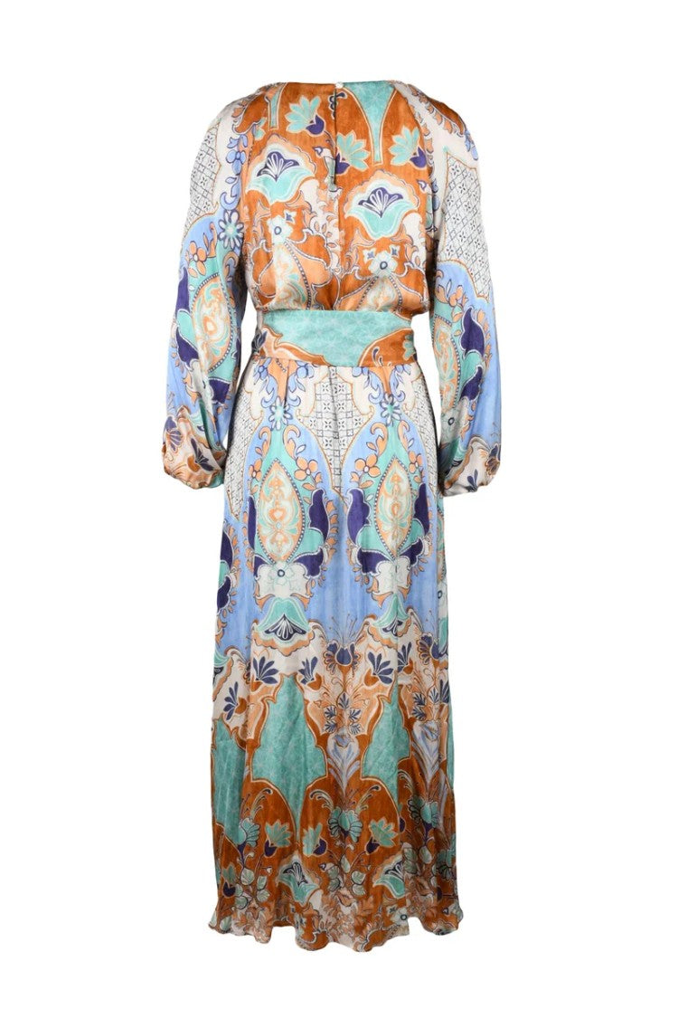 Lafty.Lie Long Viscose Dress - Multicolor