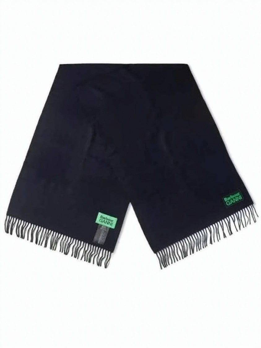 Barbour Long Rectangular Wool Barbour Scarf