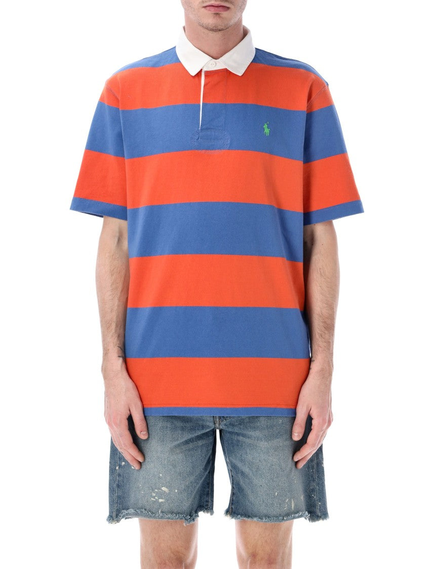 Polo Ralph Lauren Rugby Stripe Short Sleeve Cotton Polo