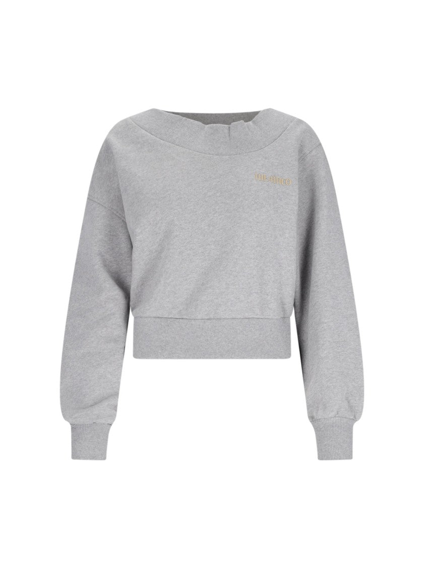 The Attico Crewneck Sweatshirt – Grey