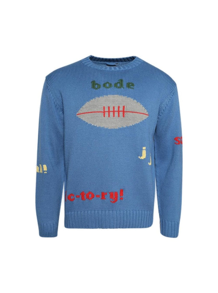 Bode Spirit Sweater - Blue