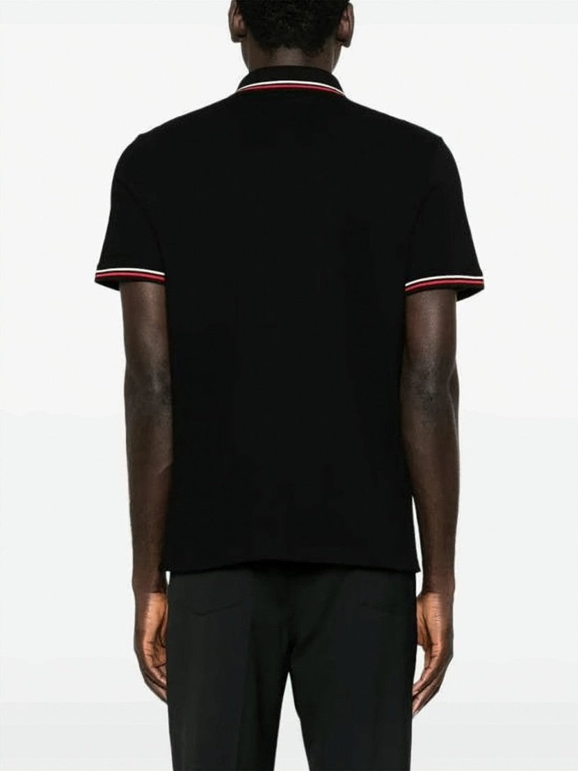 Valentino Garavani Structured Collar Polo Shirt With Subtle Logo Plaque