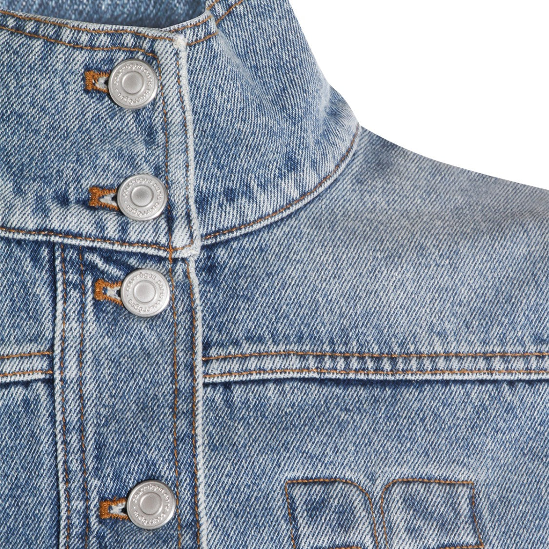 Courrèges Cropped Denim Jacket