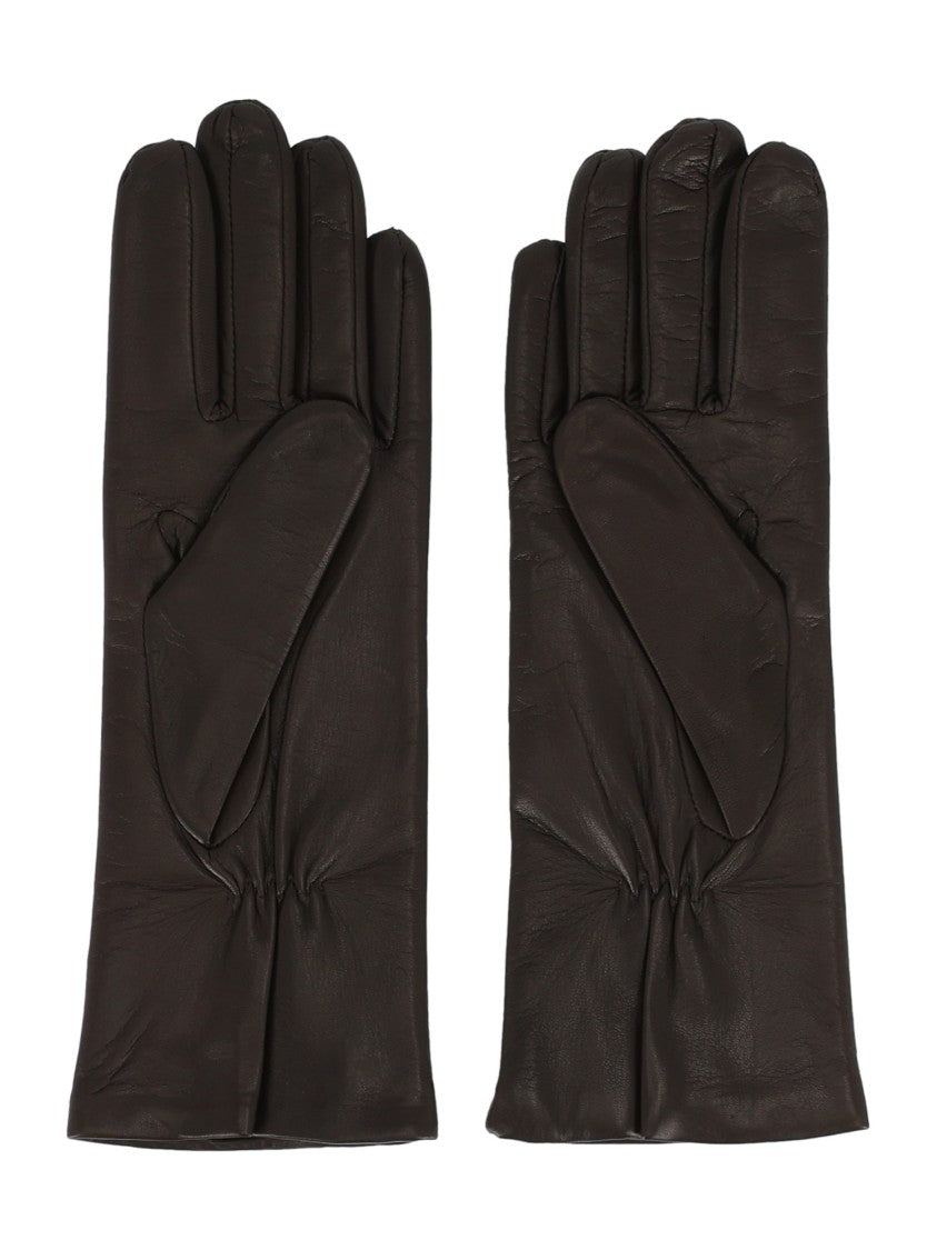 Claudio Orciani Nappa Flake Lambskin Leather Gloves