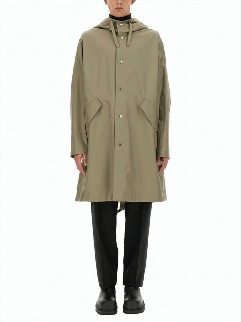 Jil Sander Hooded Casual Jacket With Flared Silhouette