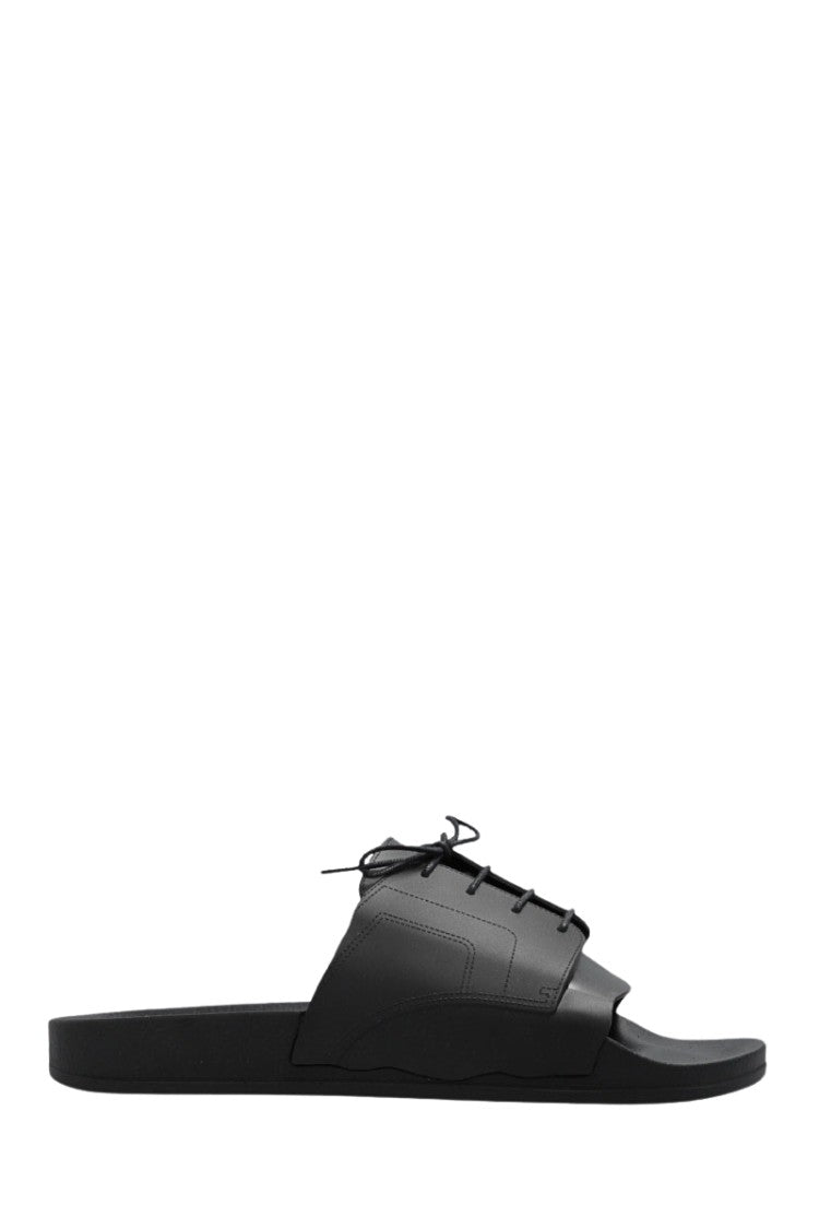 Maison Margiela Black Rubber Slides