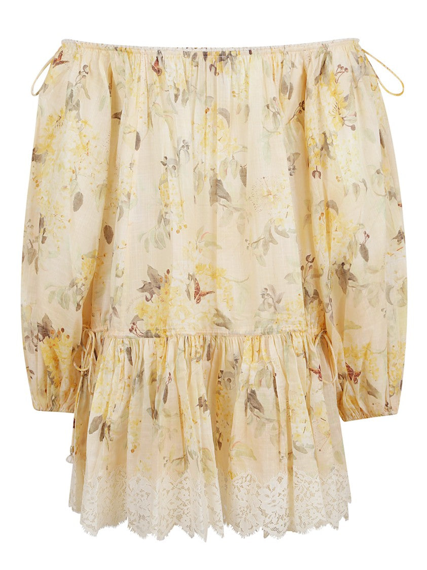 Zimmermann Cascadian Tiered Mini Dress