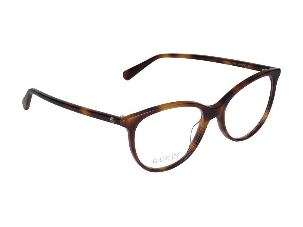 Gucci Havana Gg0550o Acetate Cat-Eye Eyeglasses