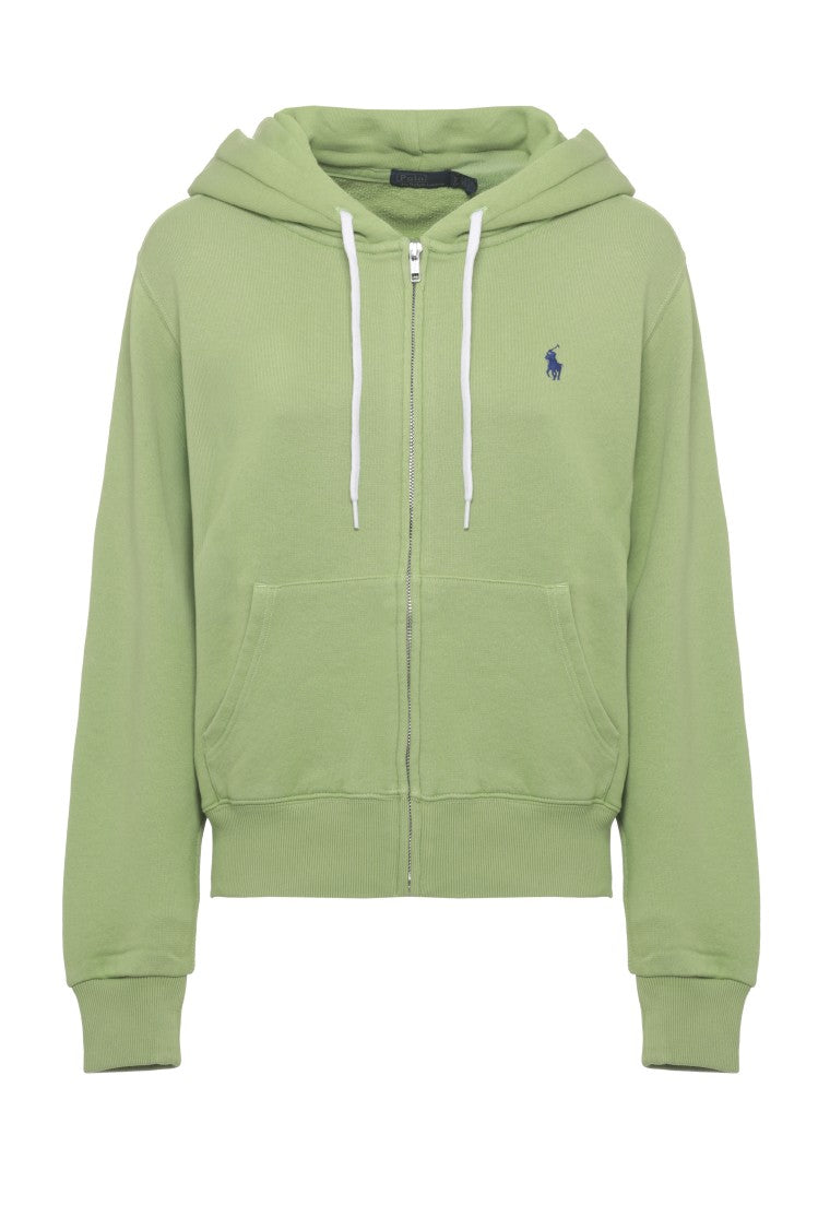 Polo Ralph Lauren Green Pony Cotton Hoodie