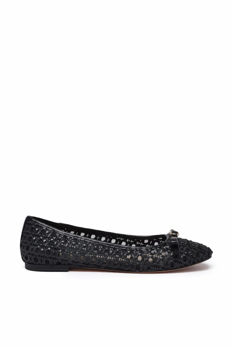 Twin-Set Black Rubber Ballerina
