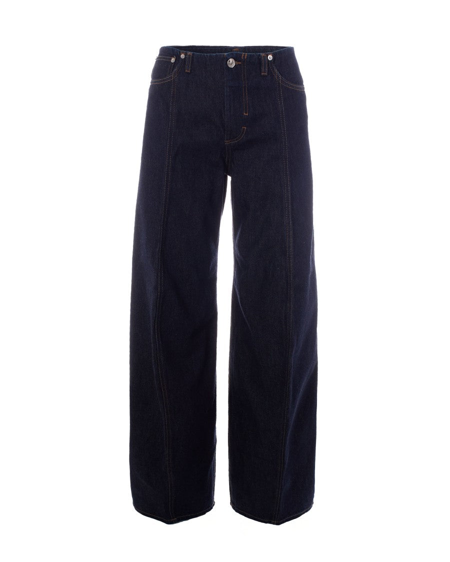 Sportmax Midnight Blue Oversize Jeans