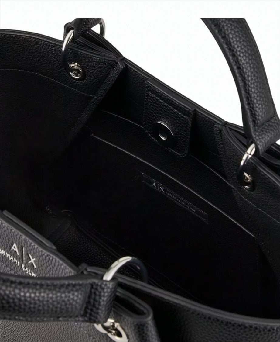 Armani Exchange Structured Shoulder Bag With Removable Gradient Strap