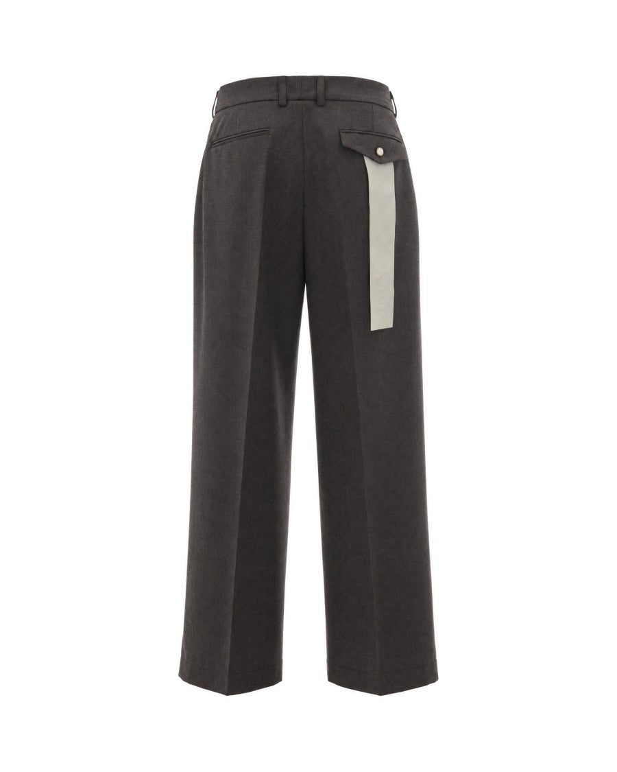 Thestroy Brown Inno Double Pleat Stretch Twill Pants