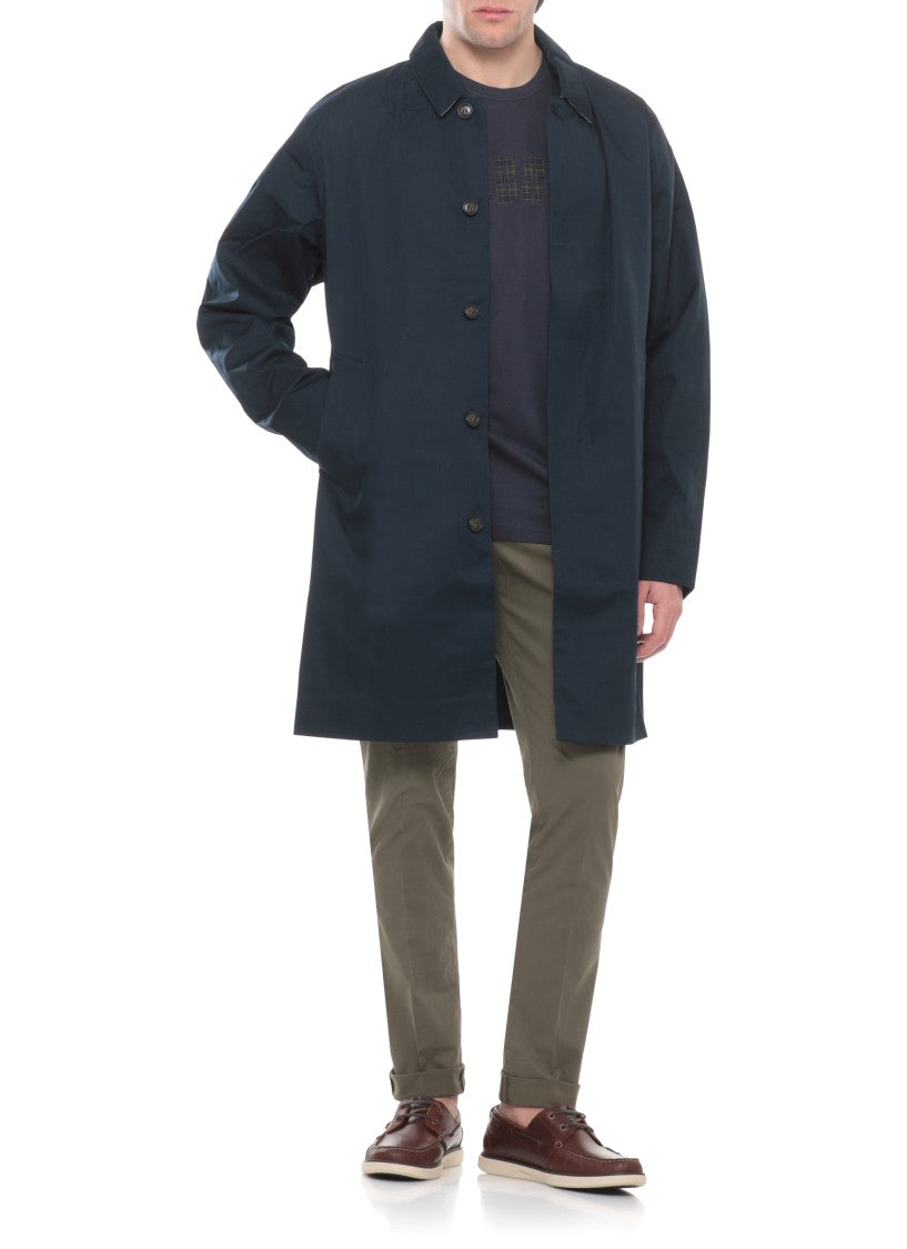 Barbour Blue Rokig Waterproof Check-Lined Jacket