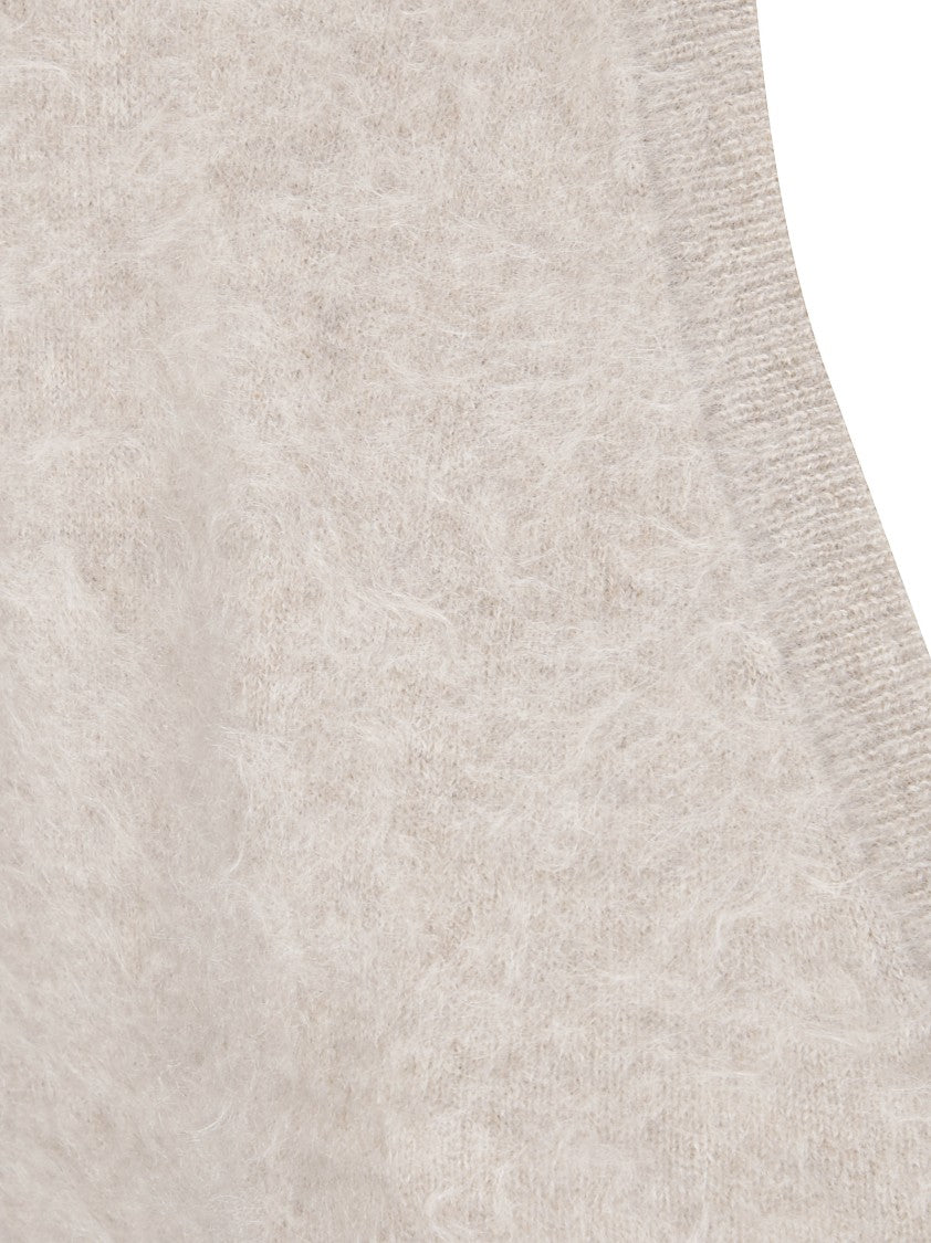 Absolut Cashmere Sleeveless Cashmere Cardigan With V-Neckline