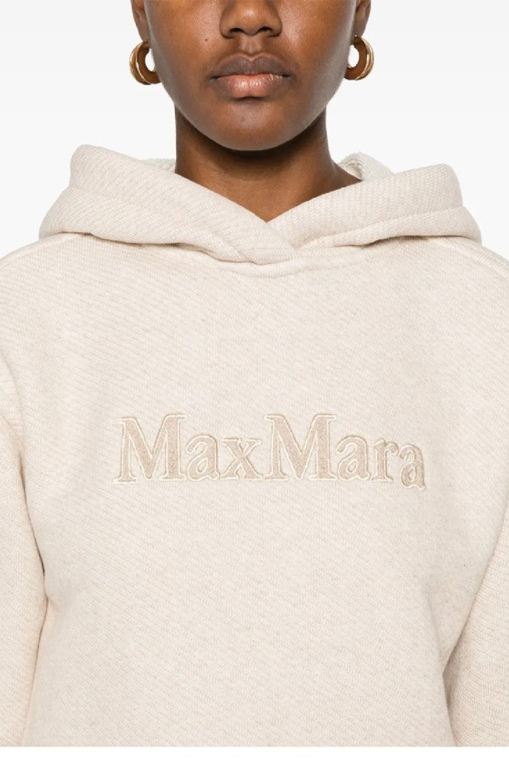 Max Mara Relaxed-Fit Embroidered Logo Sweatshirt