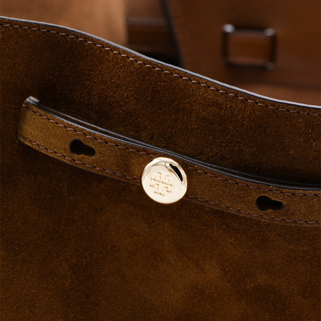 Tory Burch Brown Leather Top Handle Bag