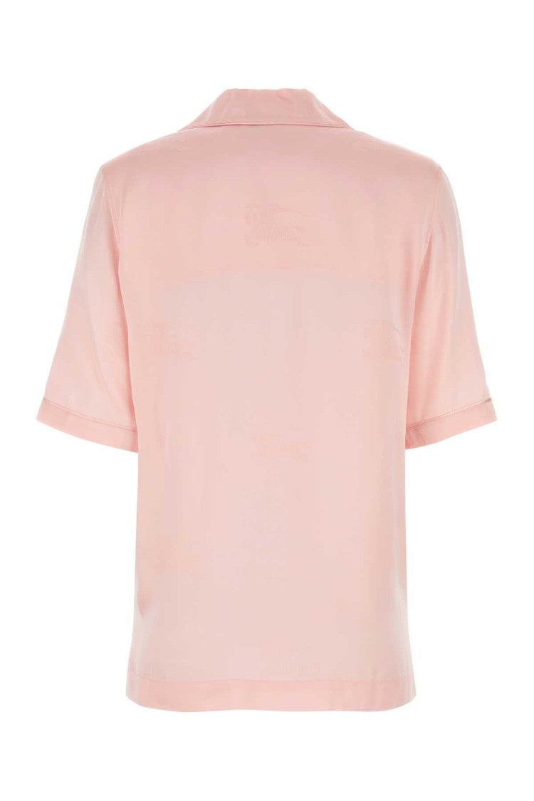 Burberry Pastel Pink Satin Shirt