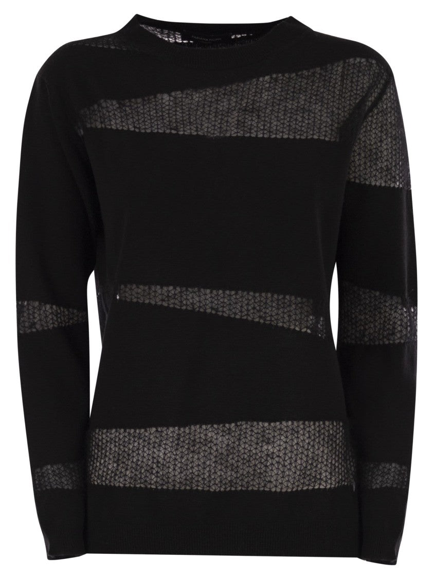 Fabiana Filippi Platinum Boat Neck Sweater