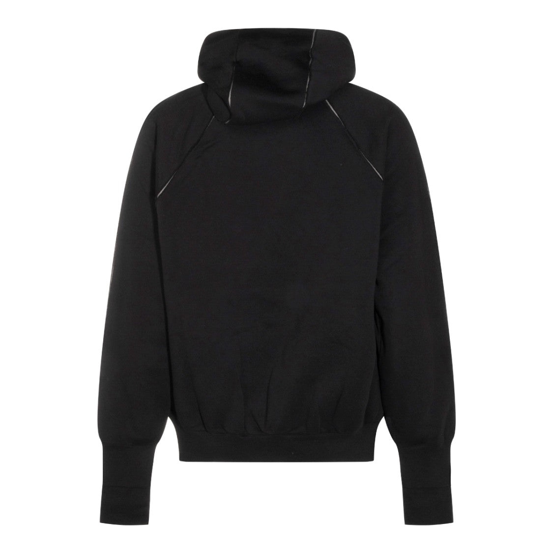 Thom Krom Black Cotton Hooded Sweatshirt