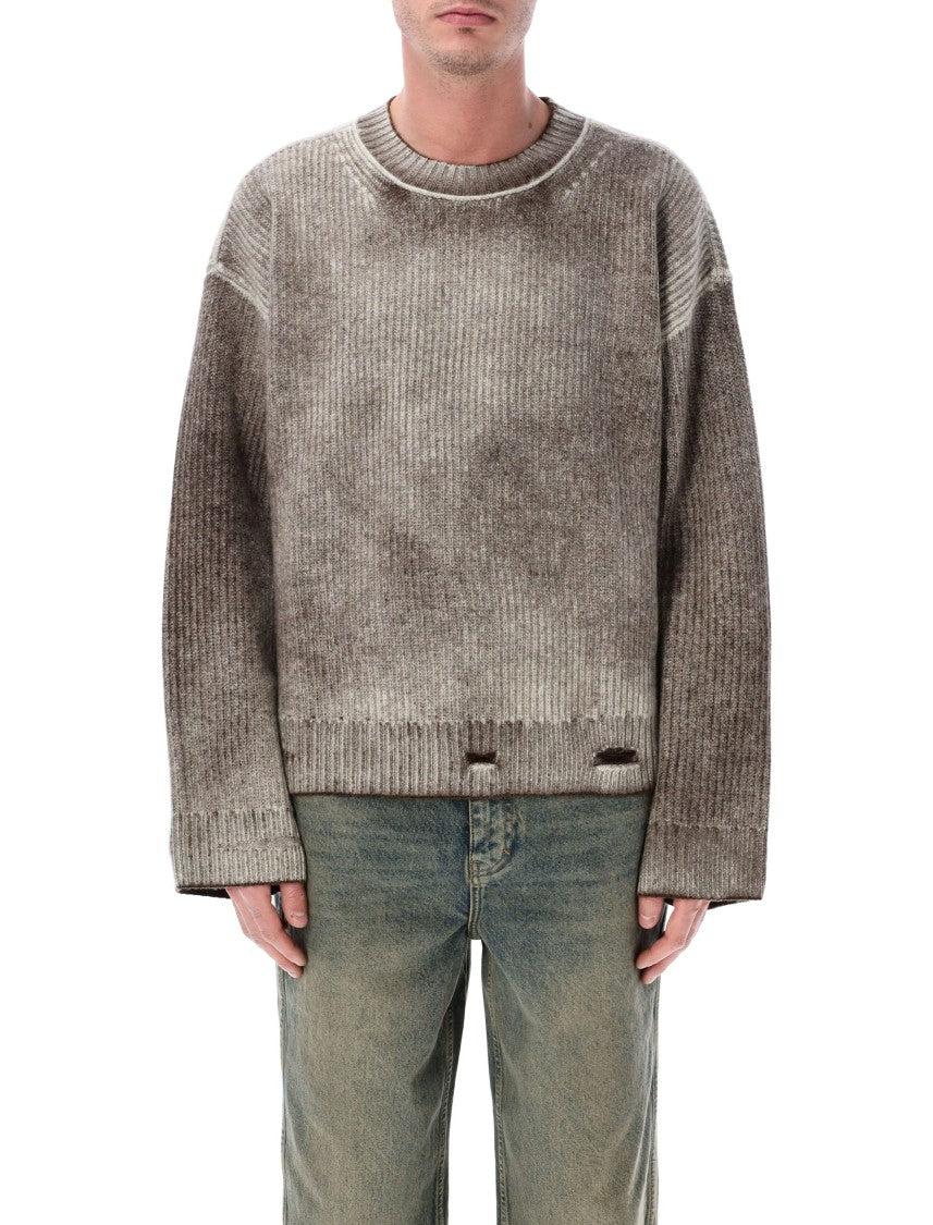 Represent Fade Out Reversible Ribbed Wool Sweater