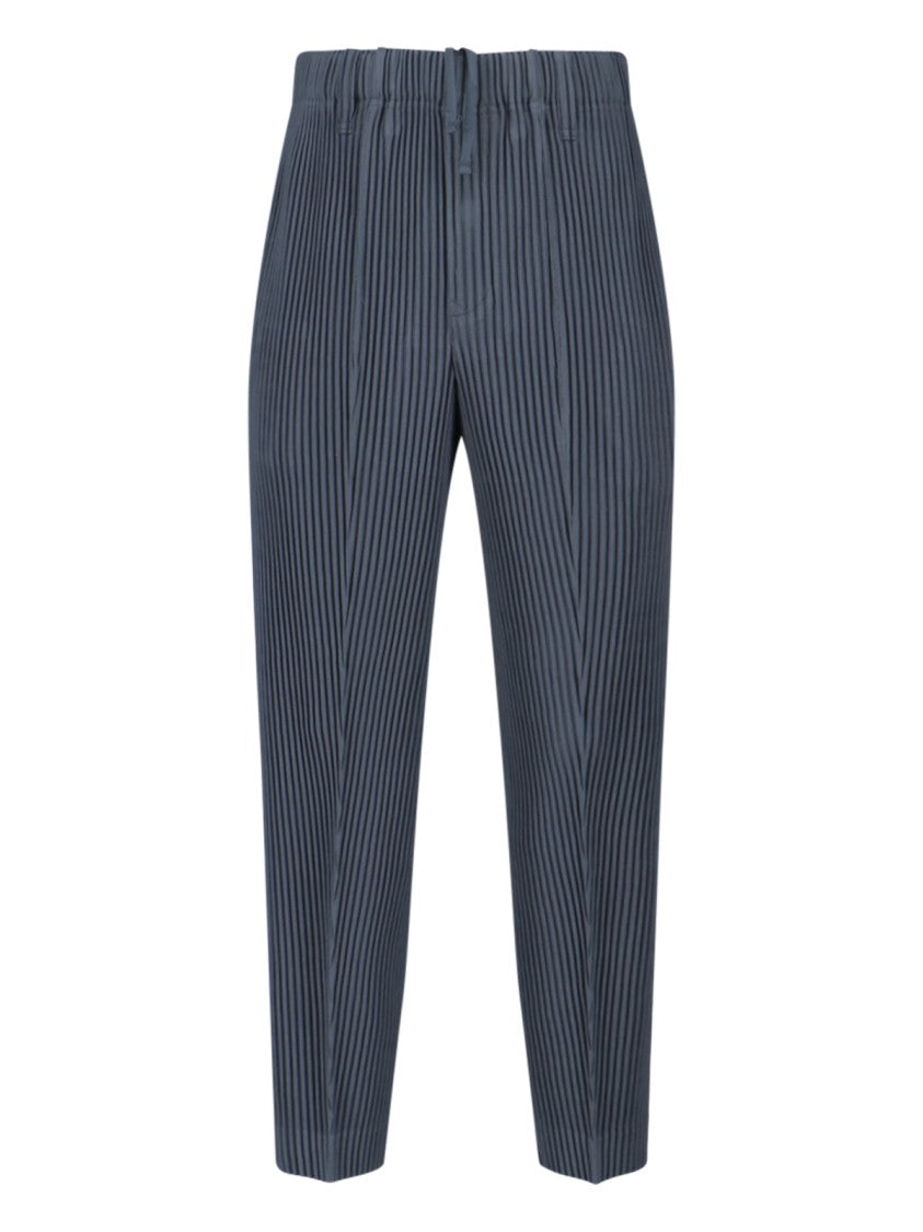 Homme Plissé Issey Miyake "Compleat Trousers" Pleated Pants – Blue