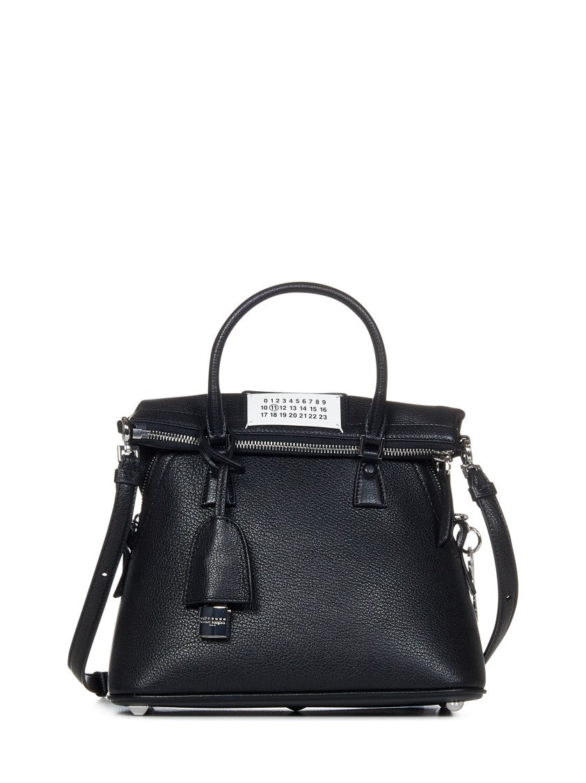 Maison Margiela Black Goatskin Leather Shoulder Bag