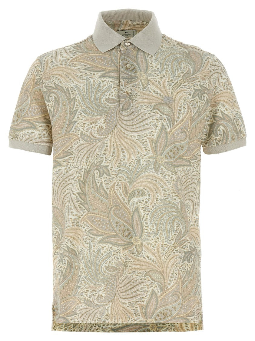 Etro Piqué Cotton Polo Shirt