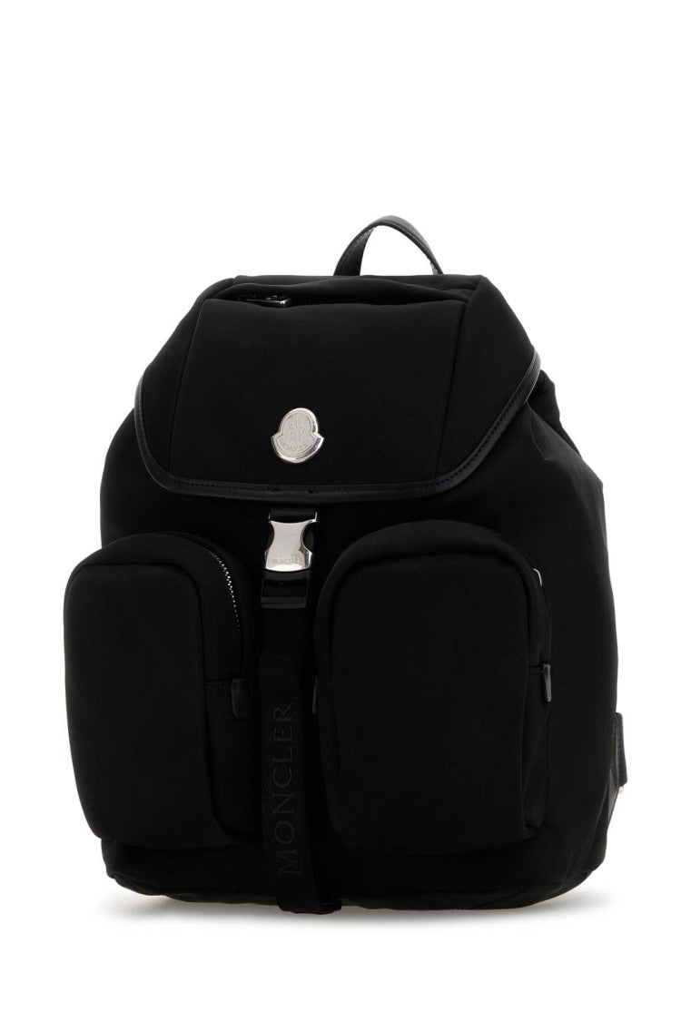 Moncler Black Canvas New Trick Backpack