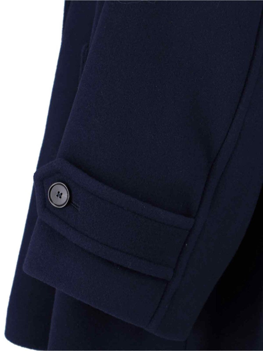 Chloé Double-Breasted Coat – Navy Blue