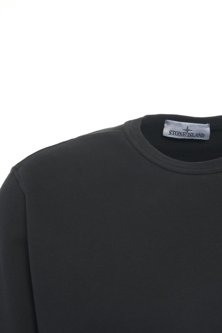Stone Island Classic Fit Black Sweatshirt