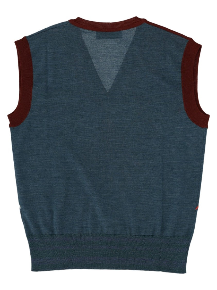Vivienne Westwood Argyle Wool-Blend Sleeveless Vest