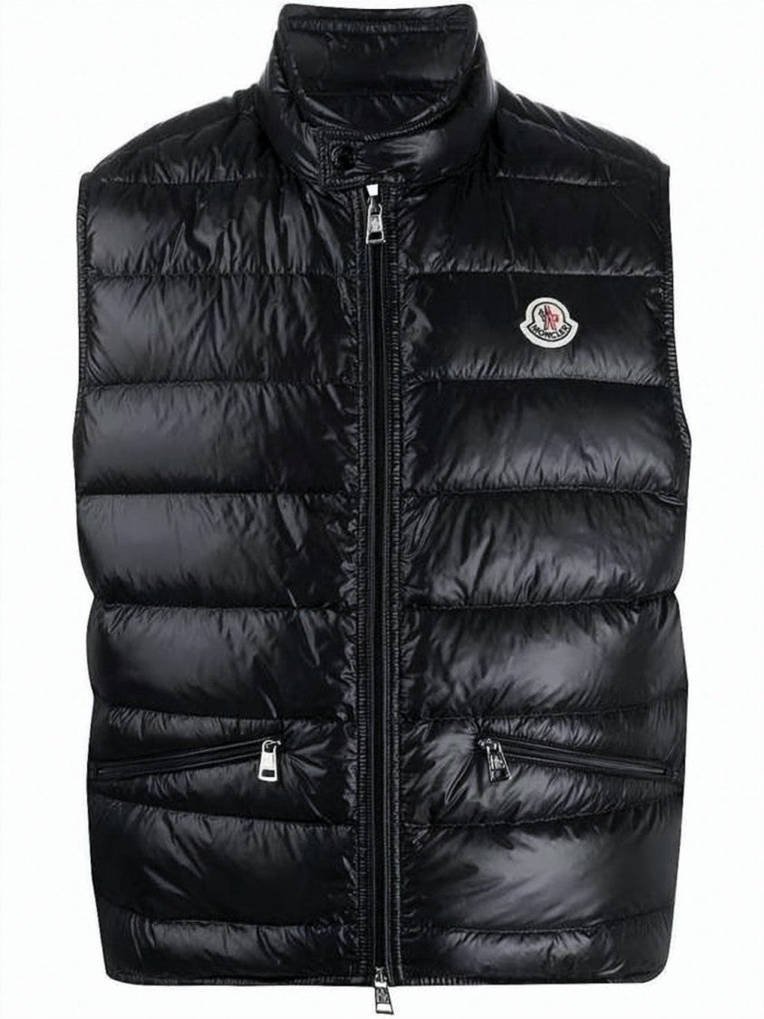 Moncler Horizontal Quilted Sleeveless Vest