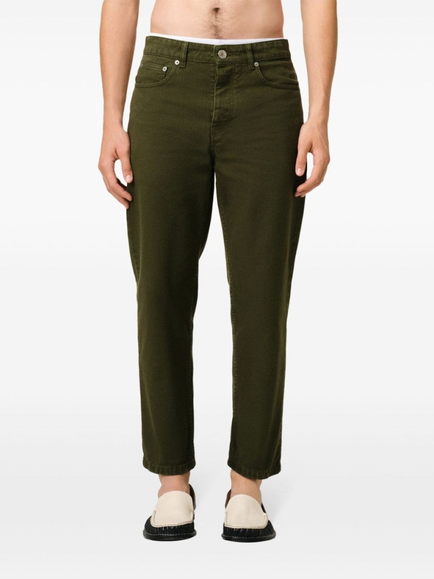 Ami Paris Straight-Leg Casual Trousers