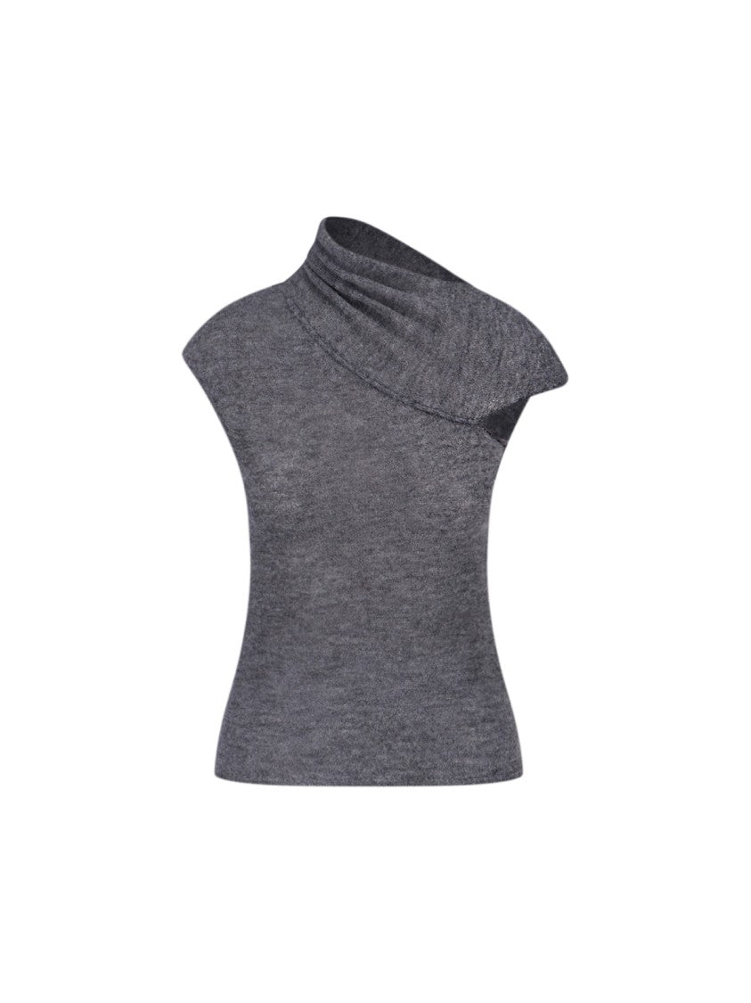 Paloma Wool "Aurum" Asymmetric Top – Grey
