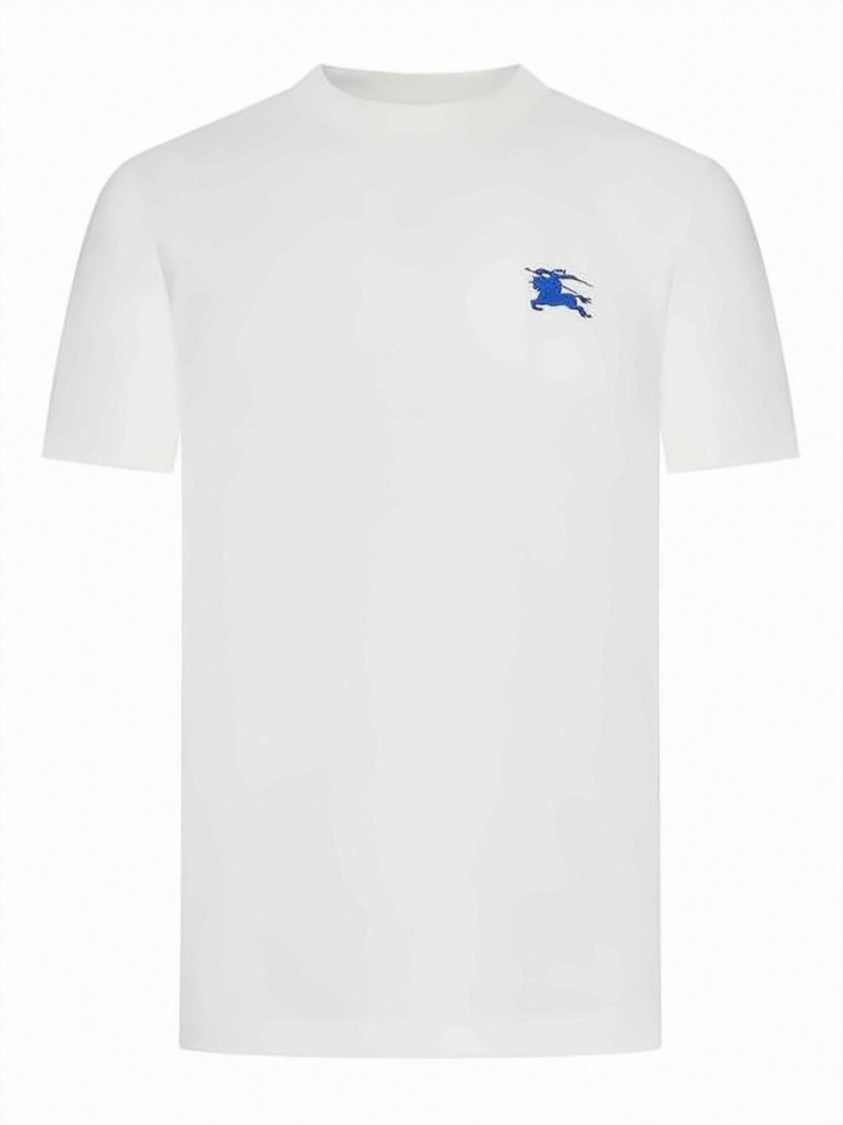 Burberry Classic Short-Sleeve Cotton T-Shirt With Embroidered Motif