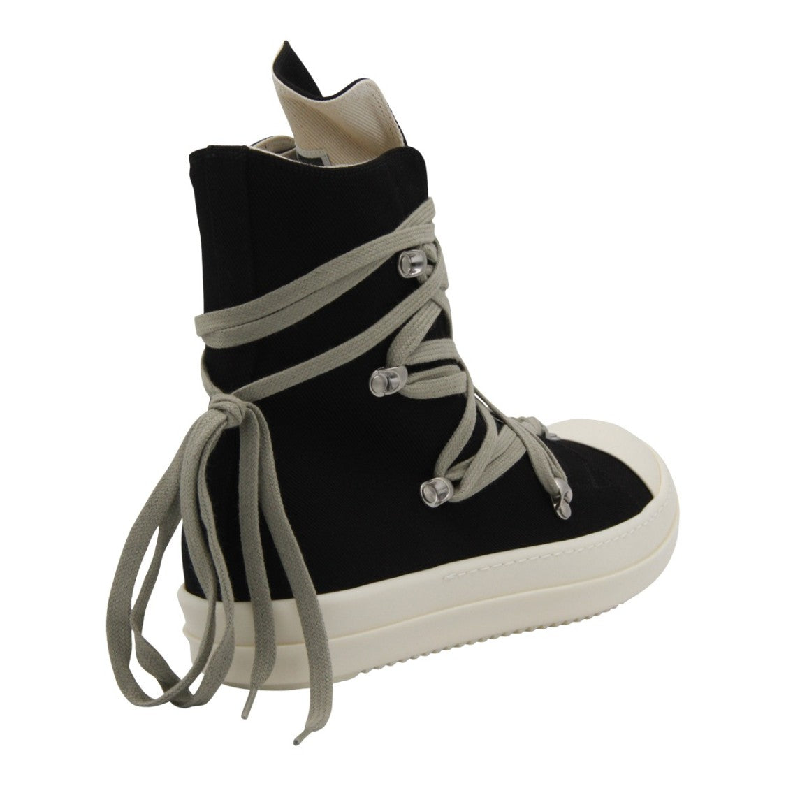 Drkshdw By Rick Owens High-Top Sneakers With Multiple Laces And Rugged Details