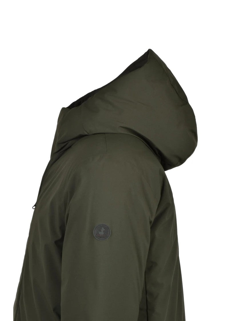 Save The Duck Green Recycled Polyester Down Coat