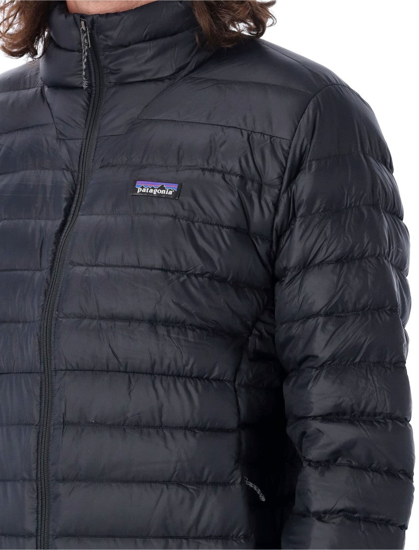 Patagonia Down Sweater Jacket With High Collar