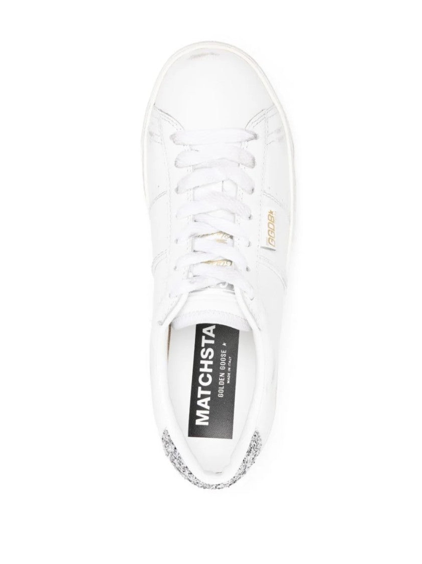 Golden Goose Low-Top White Leather Sneakers