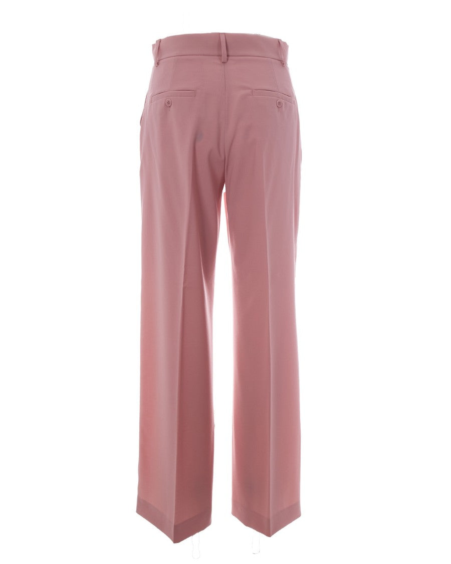 Max Mara Pink Wool Trousers