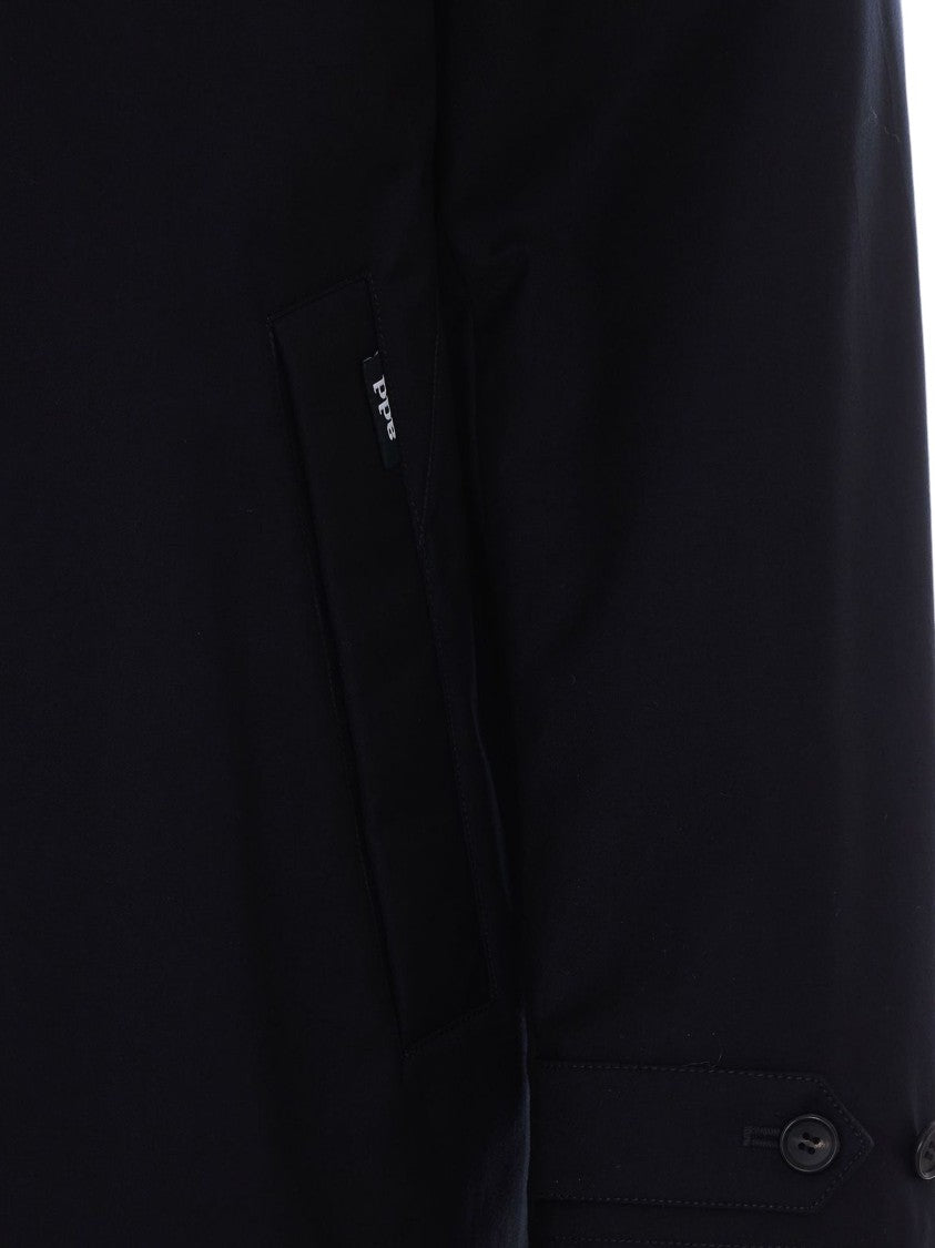 Add Black Knee-Length Down Recycled Polyester Parka