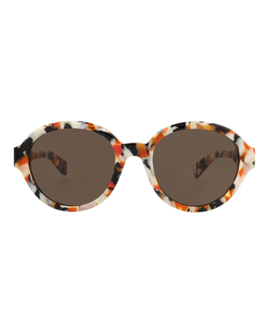 Chloé Round-Frame Recycled Acetate Sunglasses