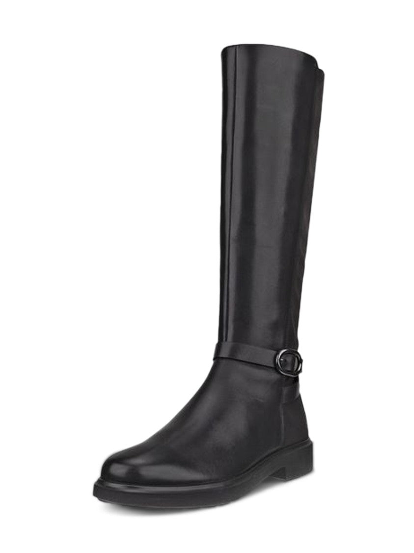 Ecco Polished Black Tall Boots
