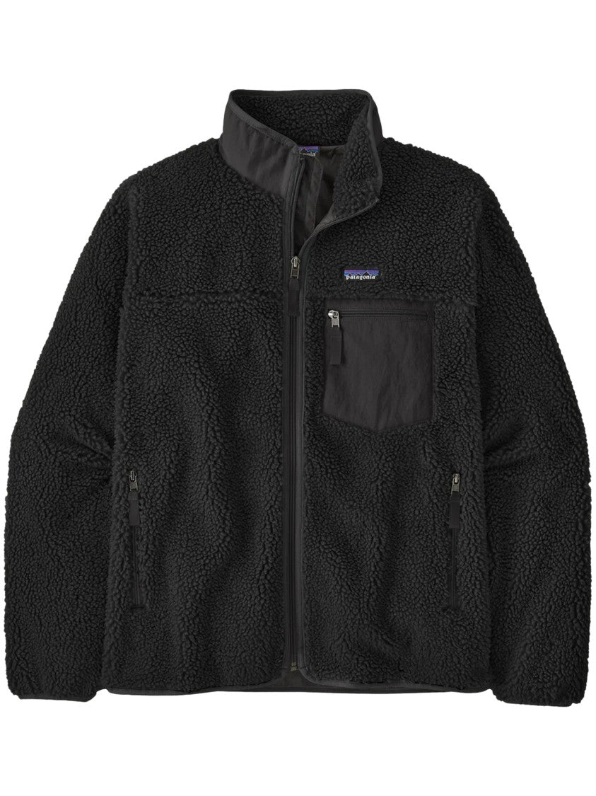Patagonia Classic Retro-X High Collar Full Zip Textured Fleece Jacket