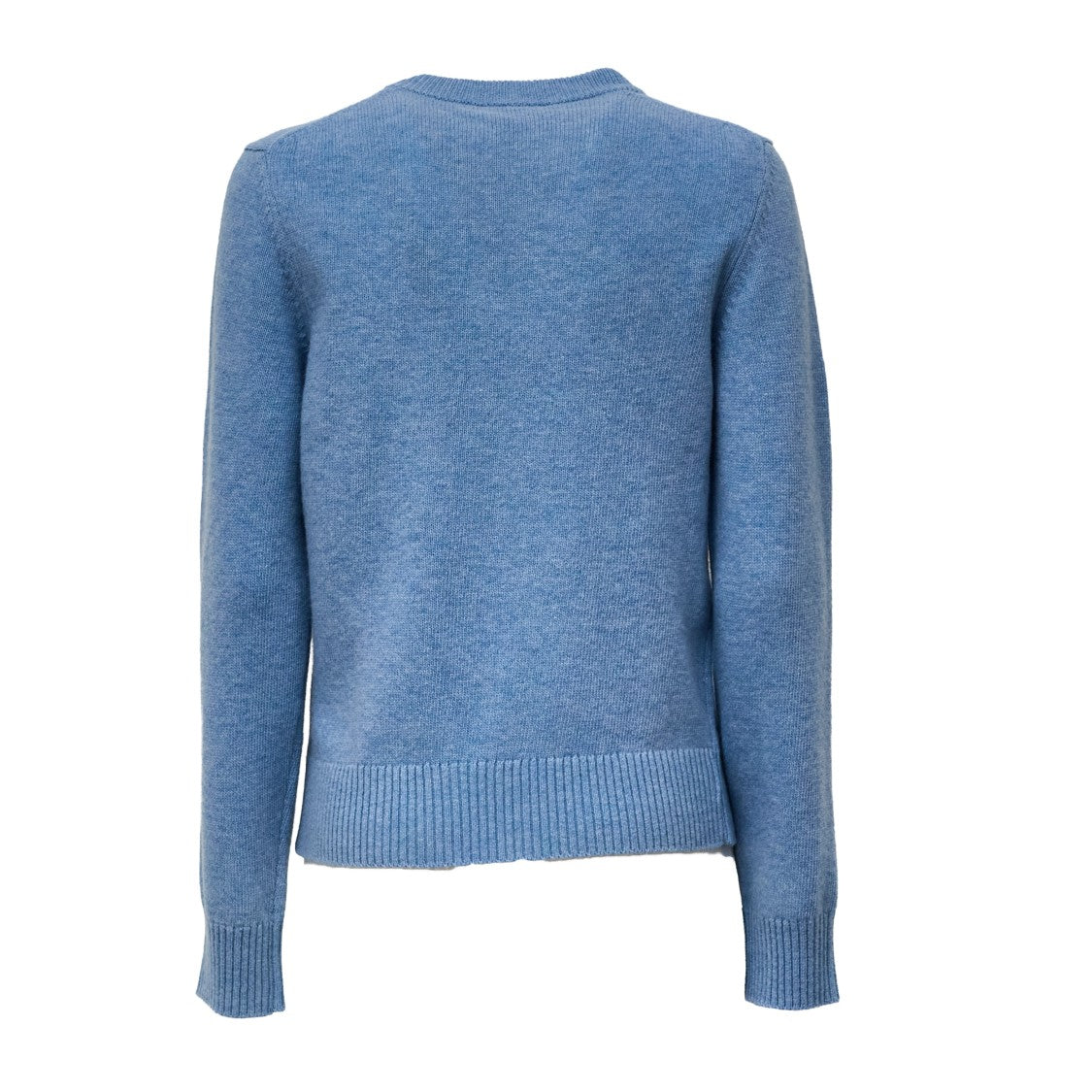 Ganni Mermaid Graphic Wool Sweater With Ribbed Detailing