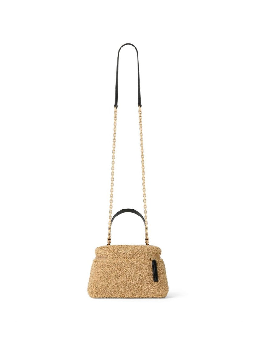 Givenchy Structured Handbag With Textured Teddy Fabric
